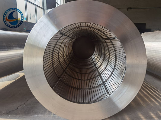 Tubo de la pantalla de alambre de los Ss 321 Johnson Type Continuous Slot Wedge