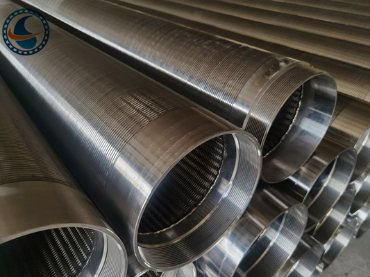 Johnson Downhole Slotted Well Screen soldado con autógena lleno filtra la ranura de 1.0m m