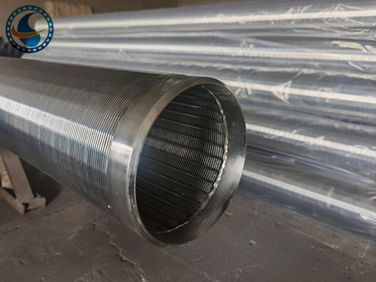 Construcción estándar de Vee Wire Downhole Slotted Tube del libre flujo