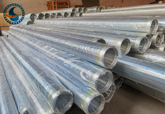 3-1/2” la pantalla de alambre de la ranura 20 V instala tubos con poco carbono galvanizada