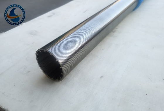 Tubo pulido Sus de la pantalla de alambre de la cuña a la separación líquida de los sólidos