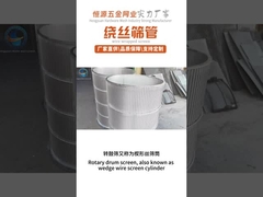 Fábrica de la pantalla de alambre de la cuña