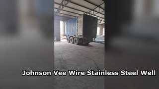 Filtros para pozos de acero inoxidable Johnson Vee Wire