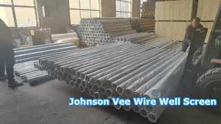 Filtros para pozos galvanizados con bajo contenido de carbono Johnson Vee Wire