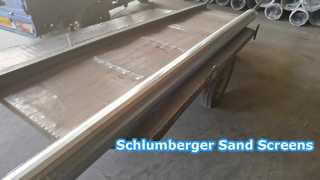SS304 OD 4-1/2" Schlumberger Sand Screens envolvió la pantalla de alambre